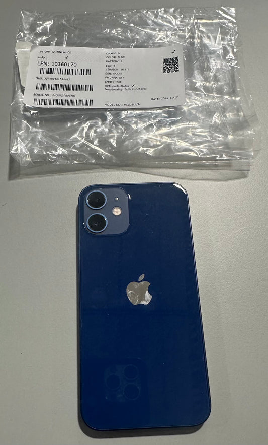 Apple iPhone 12 Mini Blue - Grade A